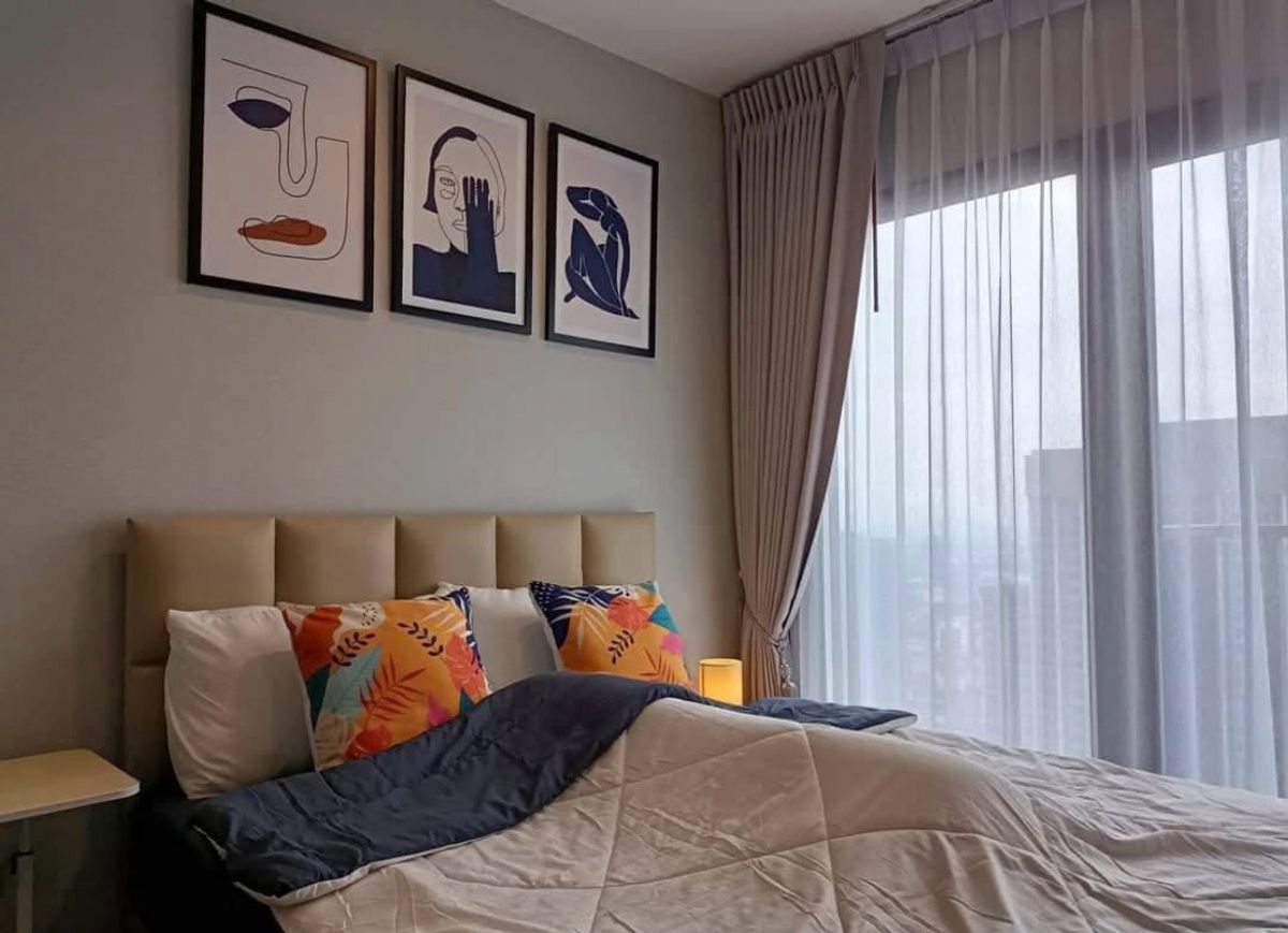 For RentCondoRattanathibet, Sanambinna : For rent‼ ️ Condo The Poly Tan The Politan Aqua New Room Furniture Electric Appliances Out of 30 SQM 12000/Month