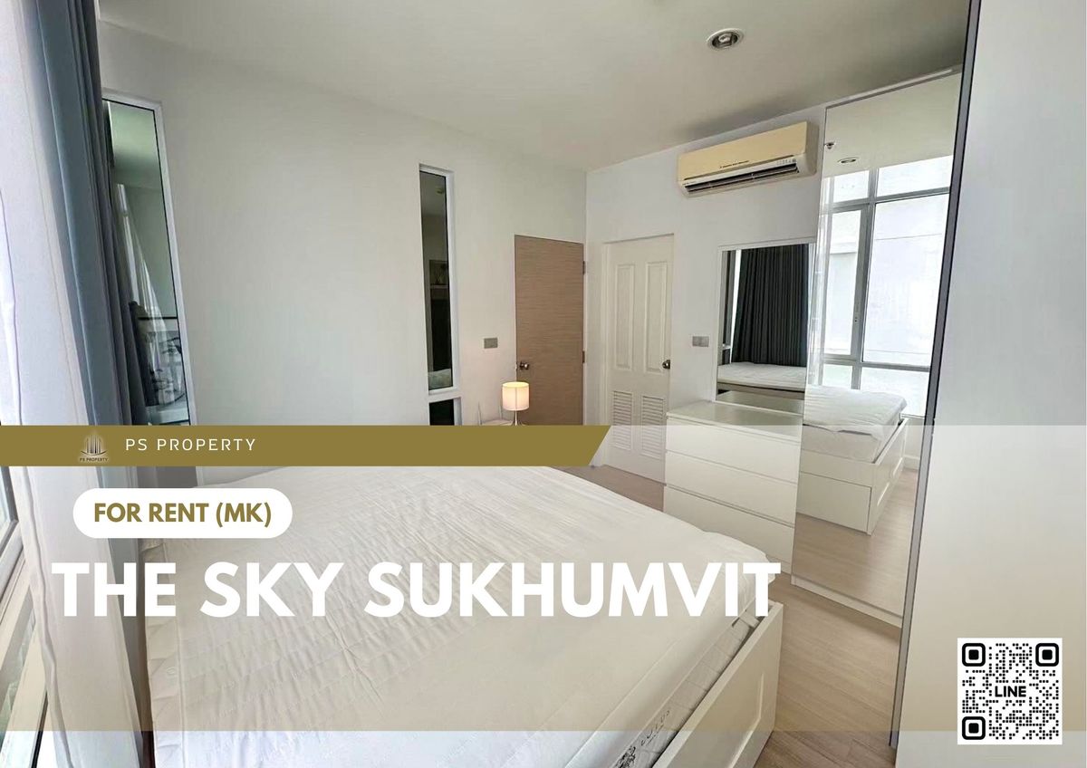 ให้เช่าคอนโดอ่อนนุช อุดมสุข : ให้เช่า ✨ The Sky Sukhumvit  ✨ ใกล้ BTS อุดมสุข เฟอร์นิเจอร์ และ เครื่องใช้ไฟฟ้าครบ 