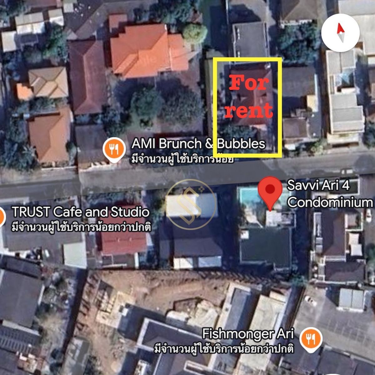 ให้เช่าบ้านอารีย์ อนุสาวรีย์ : ให้เช่าบ้านเดี่ยว 2 ชั้น ใจกลางอารีย์ 102 ตารางวา 350 ตารางเมตร ซอยอารีย์ 4 ฝั่งเหนือ (ซ.กิ่งชำนาญอักษร)