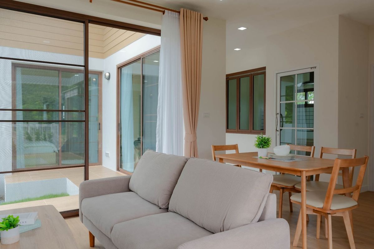 For SaleHouseChiang Mai : 2 bedroom detached houses, 2 bathrooms, 80.8 sq.w., Saraphi near Chiang Mai