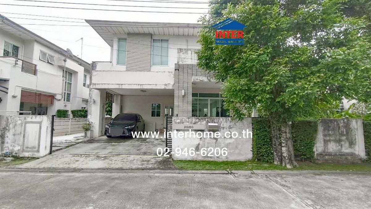 For SaleHouseNonthaburi, Bang Yai, Bangbuathong : 2 storey detached house, 85.2 sq.w., Dee Habi Tok Village, Krisana Ratchaphruek House, Ratchaphruek Road, Mueang Nonthaburi, Nonthaburi