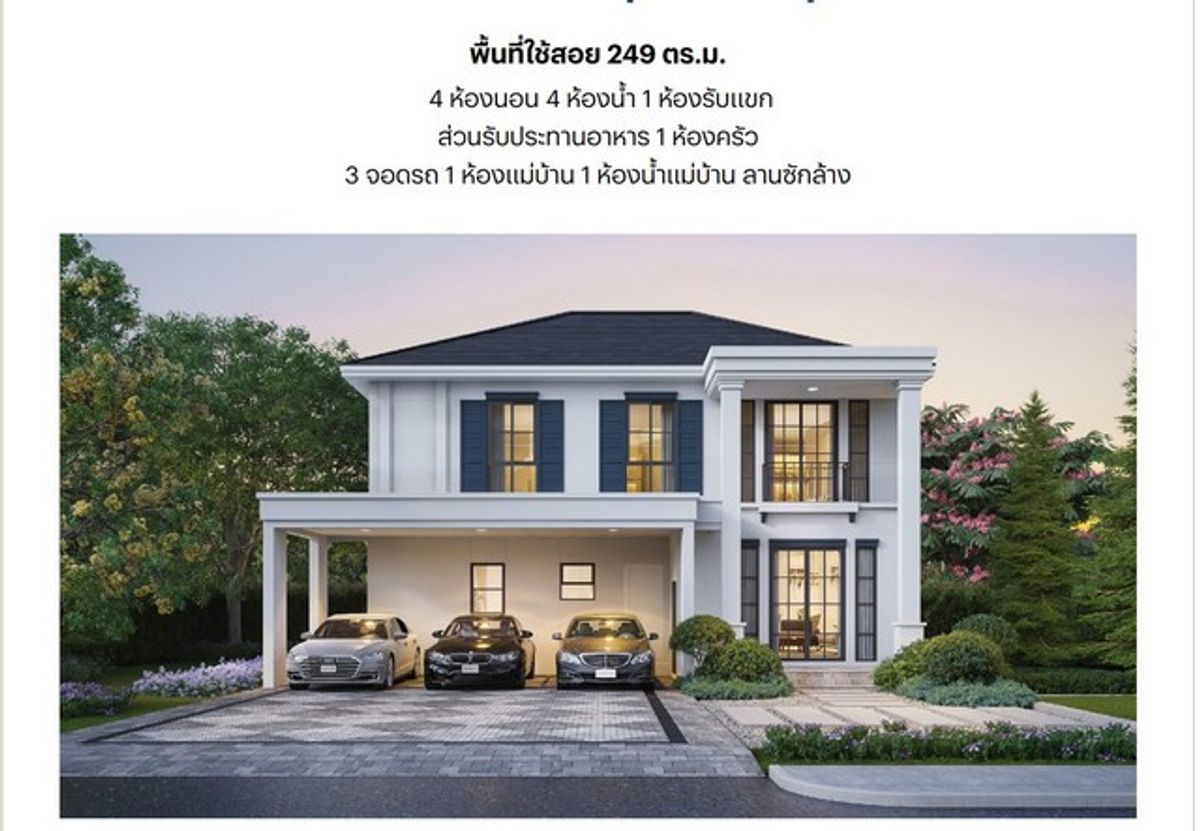 ขายบ้านวิภาวดี ดอนเมือง หลักสี่ : บ้านเดี่ยวหลังใหญ่โครงการใหม่ เศรษฐสิริดอนเมือง byแสนสิริ ดอนเมือง กรุงเทพมหานคร