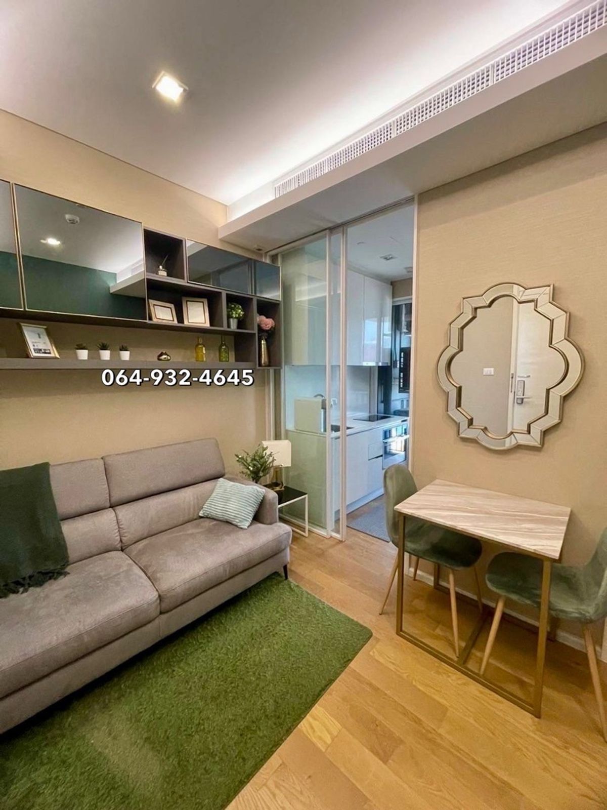 For SaleCondoLadprao, Central Ladprao : Beautiful room, decorated 1 bedroom, 30 sq.m., new gig, The Sennes Dense State Park, both MRT and BTS. Contact 064-932-4645 ken.