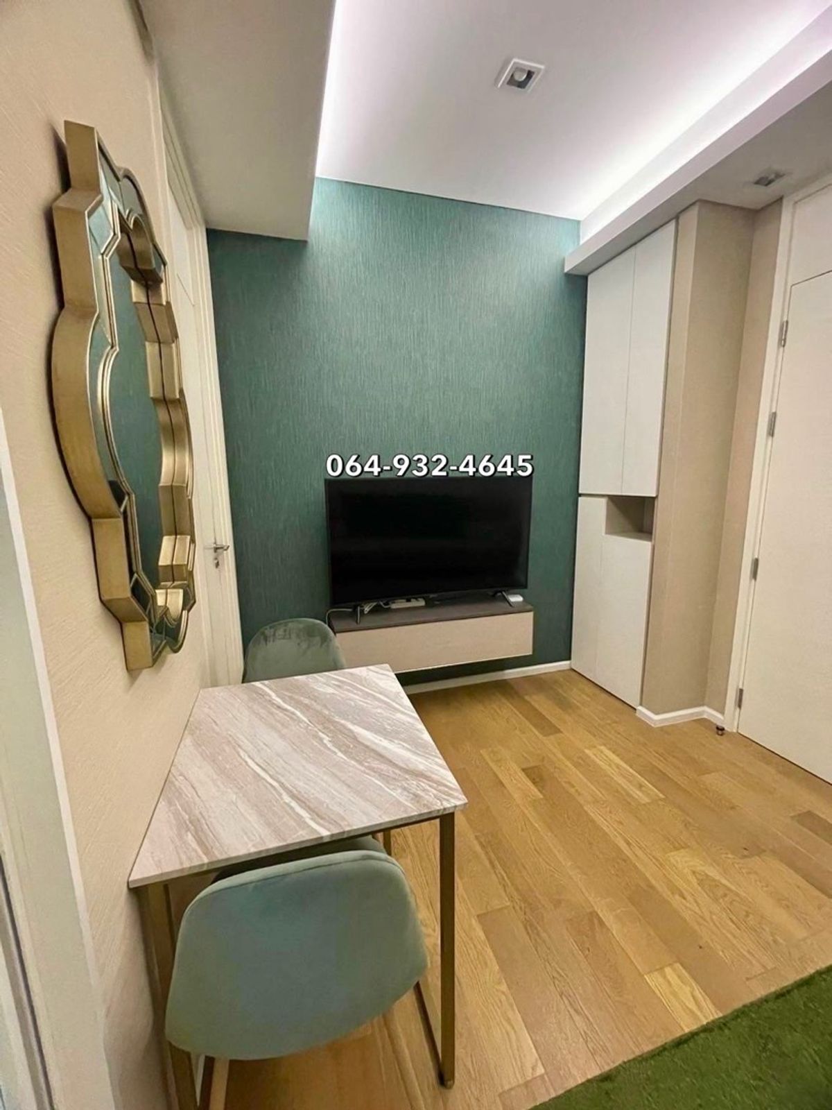 For SaleCondoLadprao, Central Ladprao : The Saint Residences, beautiful room, 1 bedroom, 30 sq.m., new gig, train garden, both MRT and BTS. Contact 064-932-4645 ken.