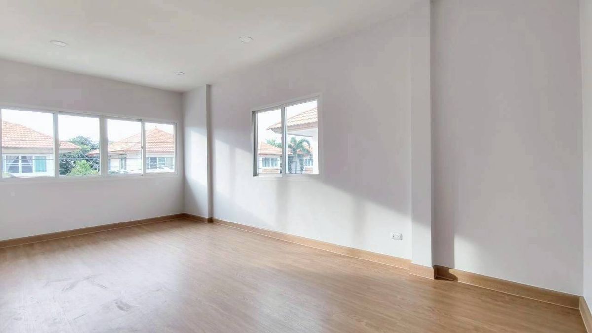 ขายนนทบุรี บางใหญ่ บางบัวทอง : S2928 ขายบ้านแฝด 2 ชั้น หมู่บ้านเติมรัก 3 นนทบุรี ตกแต่งใหม่ ของแถมเพียบ