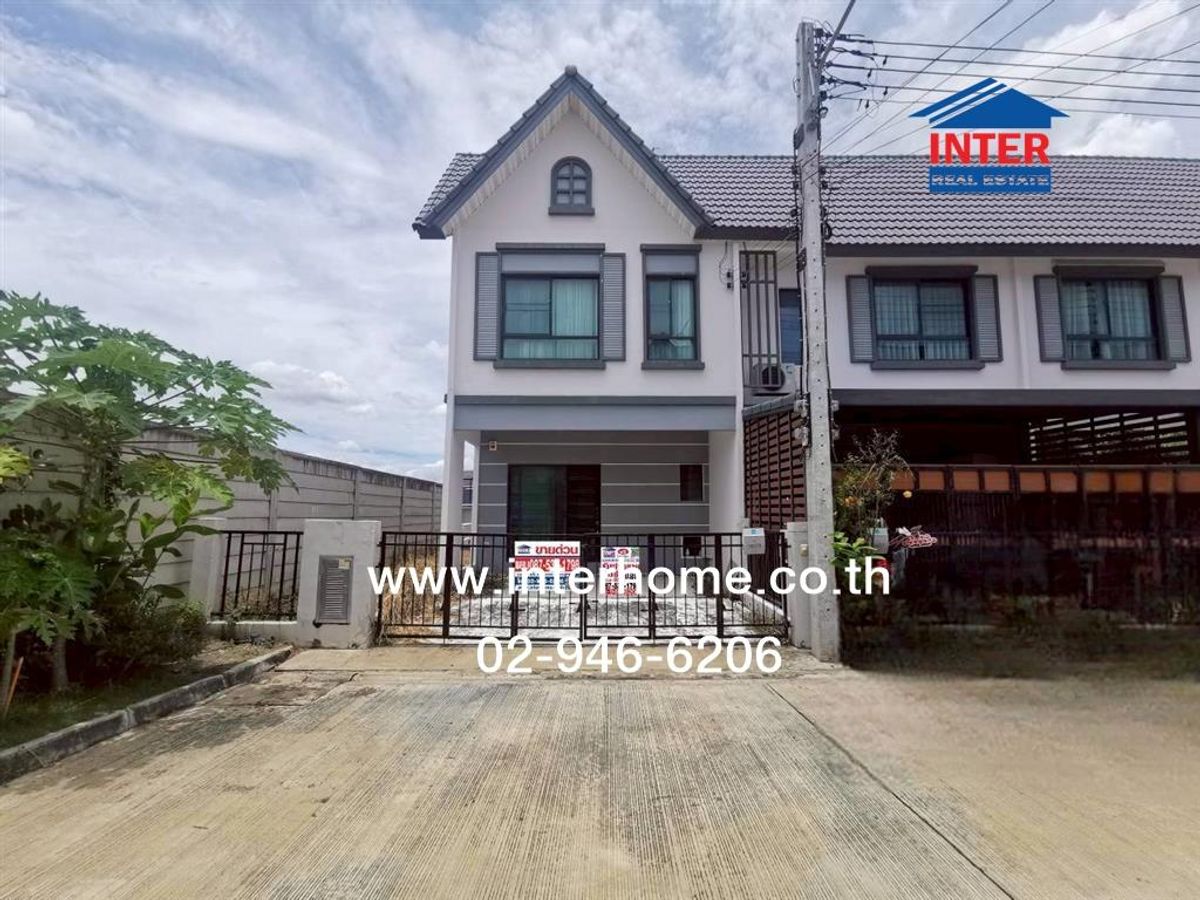 ขายทาวน์โฮมปทุมธานี รังสิต ธรรมศาสตร์ : ทาวน์เฮ้าส์ 2 ชั้น 26.5 ตร.ว. หมู่บ้านโมดิวิลล่า ราชพฤกษ์-ติวานนท์345 ใกล้โรงเรียนสารสาสน์วิเทศราชพฤกษ์ ถนน345 ถนนราชพฤกษ์ เมืองปทุมธานี ปทุมธานี