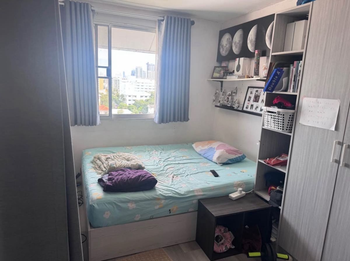 For SaleCondoRatchadapisek, Huaikwang, Suttisan : Urgent sale Garden Place Condominium in the heart of Ratchada, beautiful room, convenient to travel near MRT