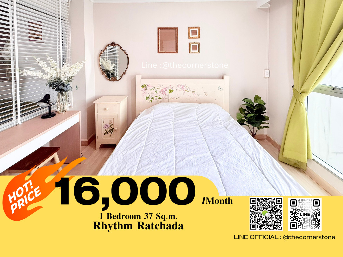 For RentCondoRatchadapisek, Huaikwang, Suttisan : 🔥🔥𝐇𝐨𝐭 𝐏𝐫𝐢𝐜𝐞🔥🔥 ✨ 𝐑𝐡𝐲𝐭𝐡𝐦 𝐑𝐚𝐭𝐜𝐡𝐚𝐝𝐚 ✨ 𝐟𝐮𝐥𝐥 𝐟𝐮𝐫𝐧𝐢𝐭𝐮𝐫𝐞 𝐚𝐧𝐝 𝐞𝐥𝐞𝐜𝐭𝐫𝐢𝐜𝐚𝐥 𝐚𝐩𝐩𝐥𝐢𝐚𝐧𝐜𝐞𝐬, 𝐫𝐞𝐚𝐝𝐲 𝐭𝐨 𝐦𝐨𝐯𝐞 𝐢𝐧 ✅𝐥𝐨𝐜𝐚𝐭𝐢𝐨𝐧 𝐧𝐞𝐚𝐫 𝐌𝐑𝐓 𝐑𝐚𝐭𝐜𝐡𝐚𝐝𝐚𝐩𝐡𝐢𝐬 (No.251151)