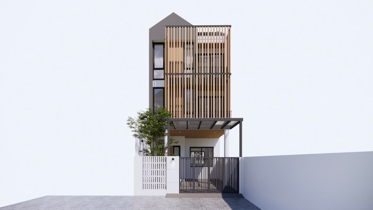 For SaleHome OfficeNawamin, Ramindra : Sell ​​3 -story Home Office, new renovation, Soi Khubon 27, size 24 sq.m., there is a parking lot in front of the building Decorated with