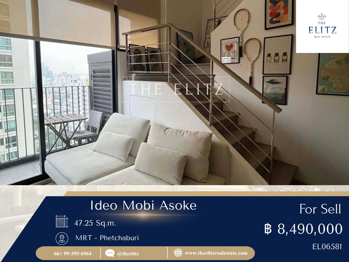 For SaleCondoRama9, Petchburi, RCA : ✨ Special price like this at Ideo Mobi Asoke. There is only one room. Hurry and grab it.