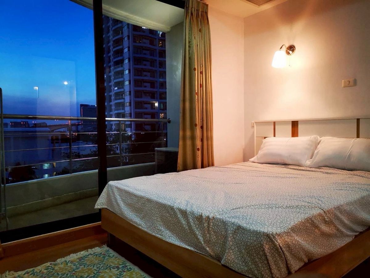 For RentCondoRama3 (Riverside),Satupadit : 🎯 Rent this view. This price is very good. Hurry. Supalai Casa Riva Vista2.