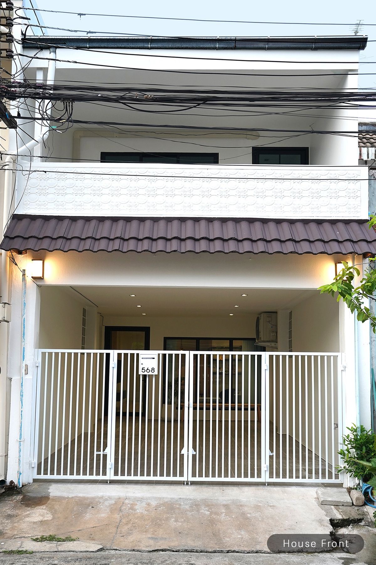 For RentTownhomeRatchadapisek, Huaikwang, Suttisan : ECH250868 for rent at Yu Charoen Village 29 | 3 bedrooms, 2 bathrooms | Complete furniture + electrical appliances | 55,000 baht/month
