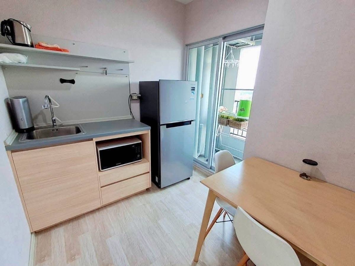 For SaleCondoRama9, Petchburi, RCA : South, good wind, beautiful room, good price !! ⭐Plum Condo Ramkhamhaeng Station