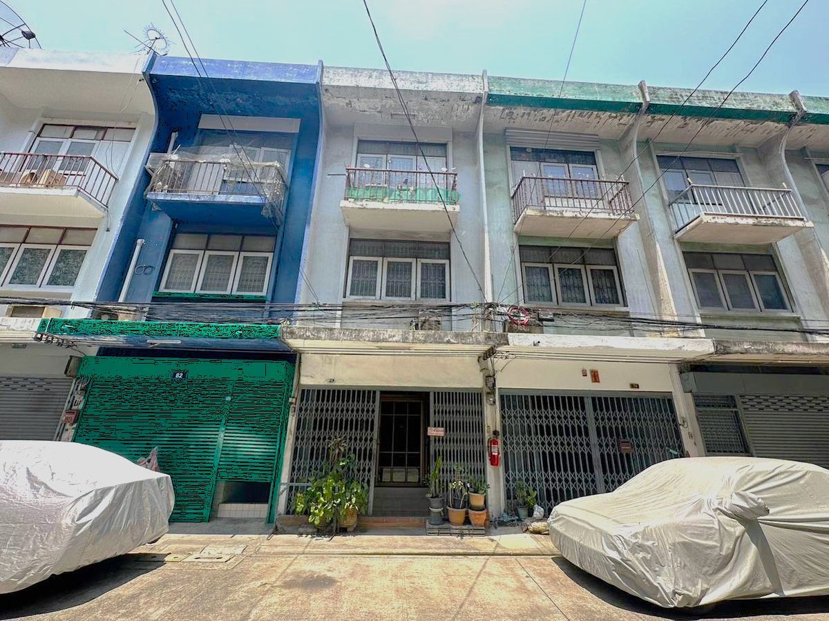 For SaleShop HouseLadprao101, Happy Land, The Mall Bang Kapi : H0723♛ Sell 2 Bedroom Commercial Building ⚝ Lat Phrao at the end ♜MRT Lat Phrao 101∞065-9423251,099-5919653▚Line@Newnormal