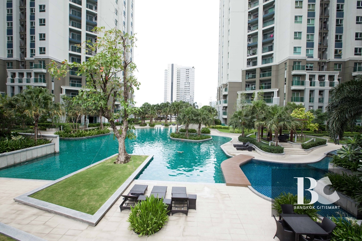 For RentCondoRama9, Petchburi, RCA : 🔥Urgent Sale🔥 Belle Grand Rama 9* Near MRT Rama 9, fully furnished, ready to move in