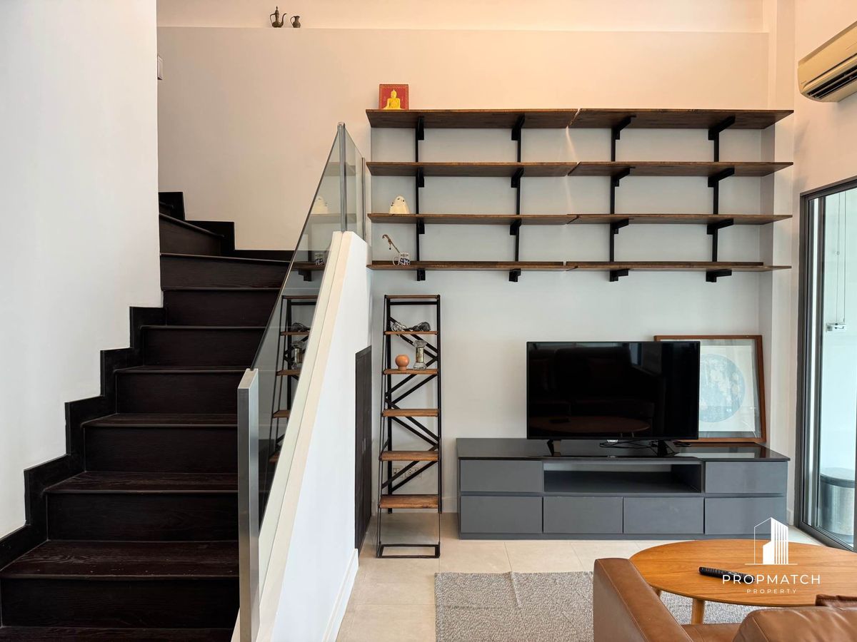 ให้เช่าคอนโดราชเทวี พญาไท : ✨Flash Deal ✨IDEO Q Phayathai( Duplex1Bed 2Bath 63SQM.) แต่งครบพร้อมอยู่ !! เพียง 38,000บาทต่อเดือน Tel.0981315848 @propmatch
