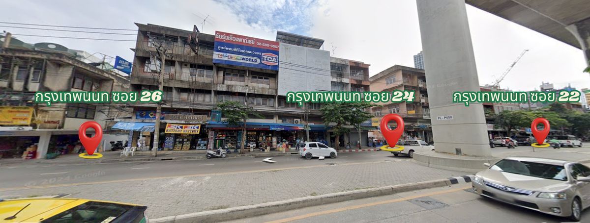 For SaleLandBang Sue, Wong Sawang, Tao Pun : 📣 Land for sale in Bang Sue-Tao Poon, MRT Purple MRT, area of ​​8 Rai, 1 ngan 15.60 sq.w. (3,315.60 sq.w.), next to Bangkok-Nonthaburi Road. (Ms. 4 D.) (Ms. 4), suitable for home projects, condominiums, commercial buildings near MRT Station, Tao Poon Stat
