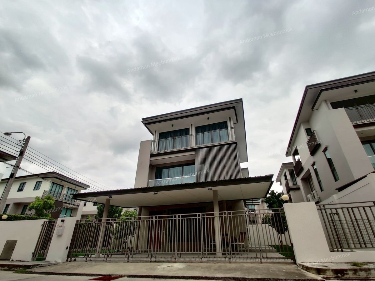 For RentHouseLadkrabang, Suwannaphum Airport : Rent a detached house AQ Arbor, Suan Luang Rama 9