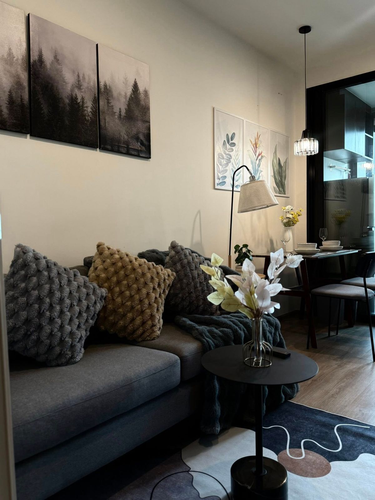 For RentCondoRama9, Petchburi, RCA : 📍 For rent! Nue District R9 | 1 Bedroom 30.44 sq.m. Building R Floor 29, near MRT Rama 9, only 450 m.