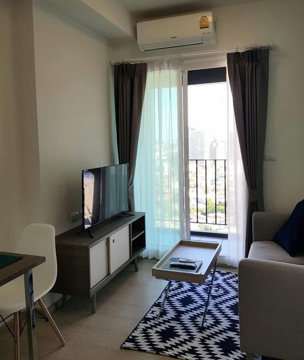 For RentCondoRatchadapisek, Huaikwang, Suttisan : For rent 📍 Chapter One Eco Ratchada - Huai Khwang 📍 Fully furnished and equipped, near MRT Huai Khwang