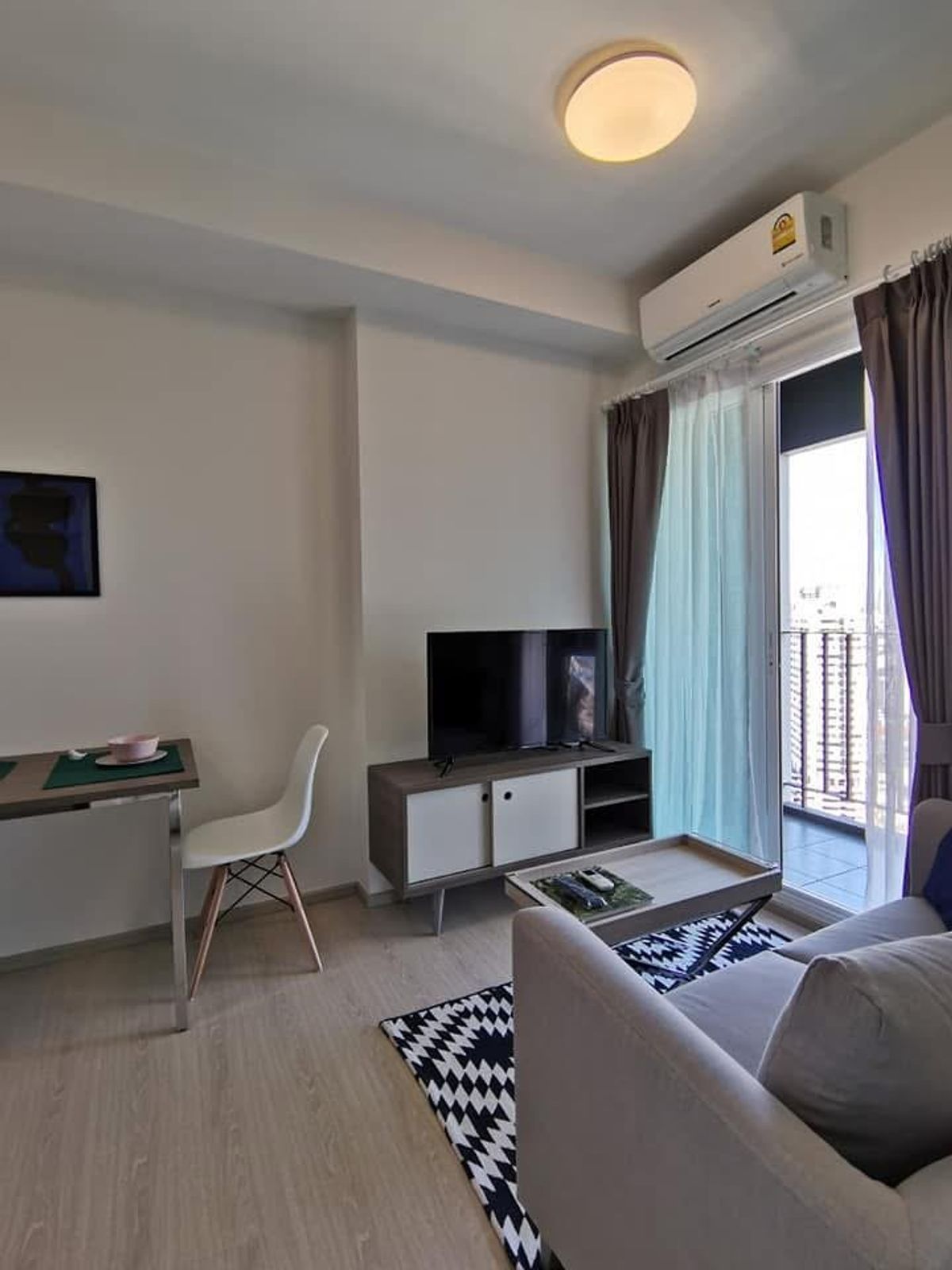 For RentCondoRatchadapisek, Huaikwang, Suttisan : For rent 📍 Chapter One Eco Ratchada - Huai Khwang 📍 Fully furnished and equipped, near MRT Huai Khwang