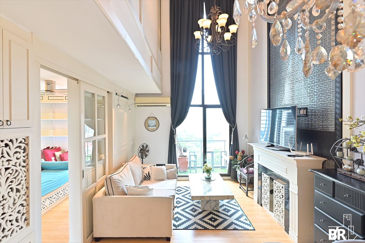 ให้เช่าคอนโดพระราม 9 เพชรบุรีตัดใหม่ RCA :  Villa Asoke 💘 ห้อง Duplex สวย ราคาดีที่สุด 🔥 ใกล้ MRT เพชรบุรี 