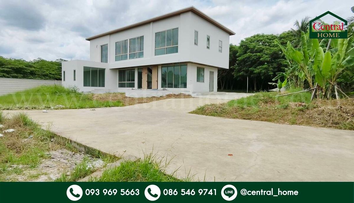 For SaleHouseNakhon Pathom : Detached house 1-1-84 rai, Soi Om Yai, Sampran-Nakhon Pathom, cheap