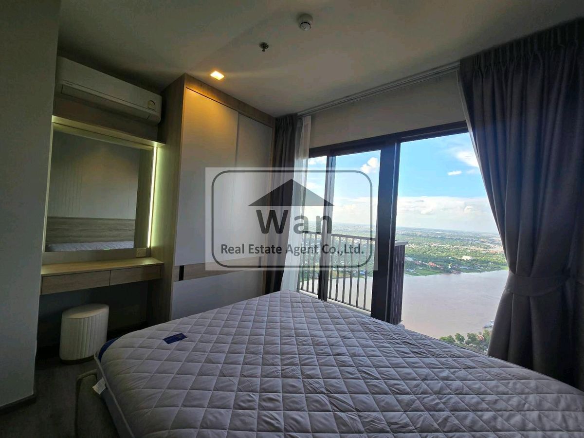 For RentCondoRattanathibet, Sanambinna : Rentalitan Aqua, Floor 56, size 30 sq.m.