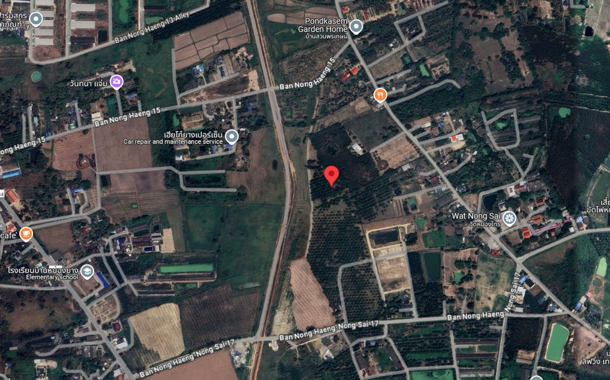 For SaleLandPattaya, Bangsaen, Chonburi : Vacant Land for Sale, 5 Rai, near Chatraphorn Bonsai Garden