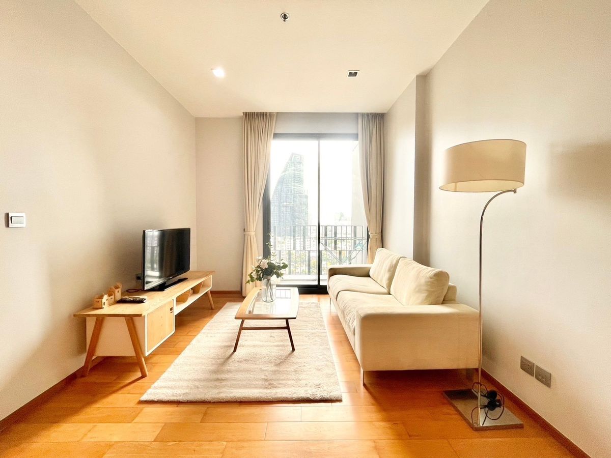 For RentCondoSukhumvit, Asoke, Thonglor : (For Rent)  1 Bed 1 Bath 48 Sqm.Fully furnished - Ready to MOVE IN