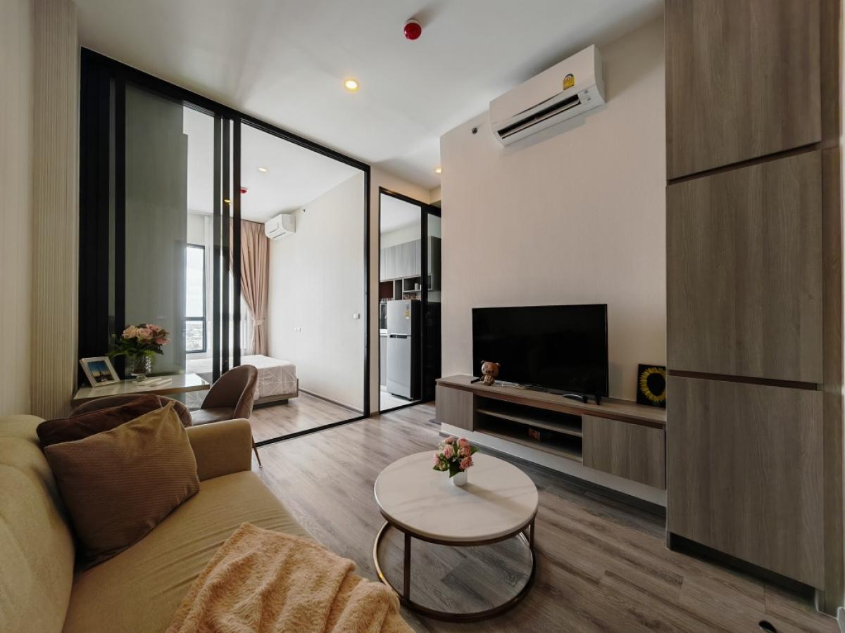 ให้เช่าคอนโดอ่อนนุช อุดมสุข : 🔥ให้เช่าด่วน🔥 ไนท์บริดจ์ ไพร์ม อ่อนนุช ห้องตกแต่งใหม่ ชั้นสูง วิวแม่น้ำเจ้าพระยา ใกล้ BTS อ่อนนุช