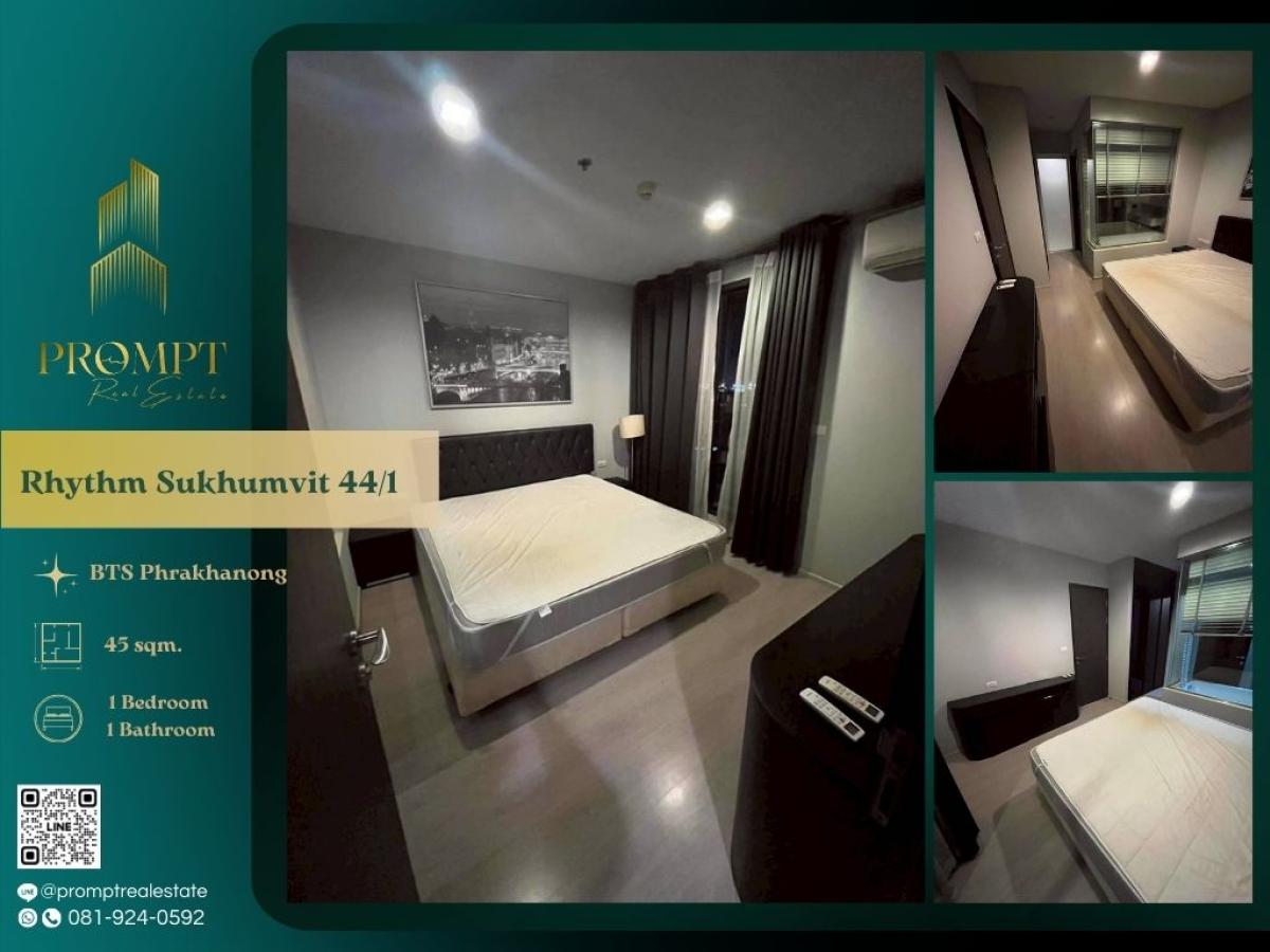 For RentCondoOnnut, Udomsuk : QR04079 - Rhythm Sukhumvit 44/1 :  ริทึ่ม สุขุมวิท 44/1 - BTS Phrakhanong