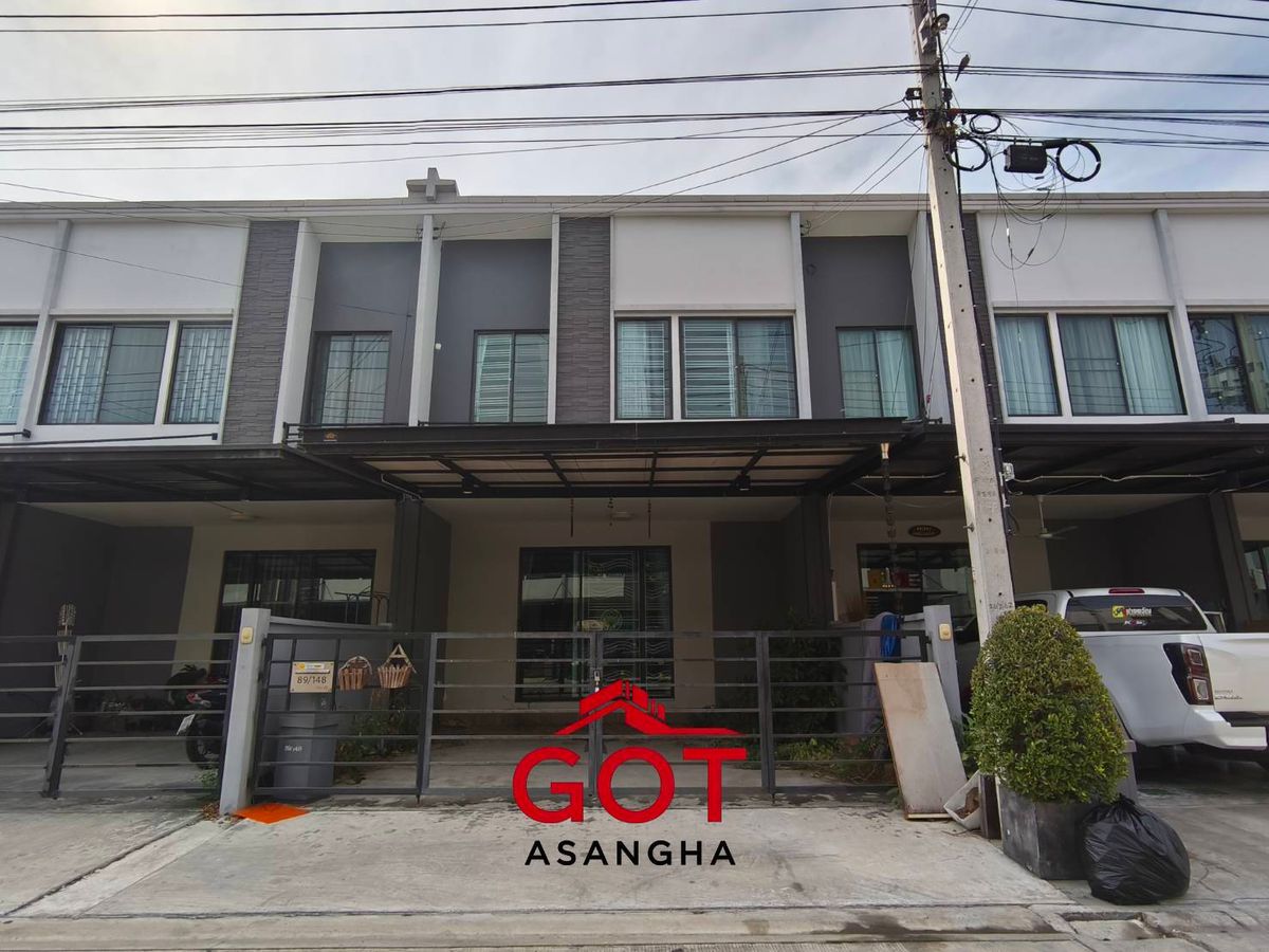 ขายทาวน์โฮมปทุมธานี รังสิต ธรรมศาสตร์ : ขายทาวน์โฮม 2 ชั้น โครงการ  พลีโน่ พหลโยธิน-รังสิต 