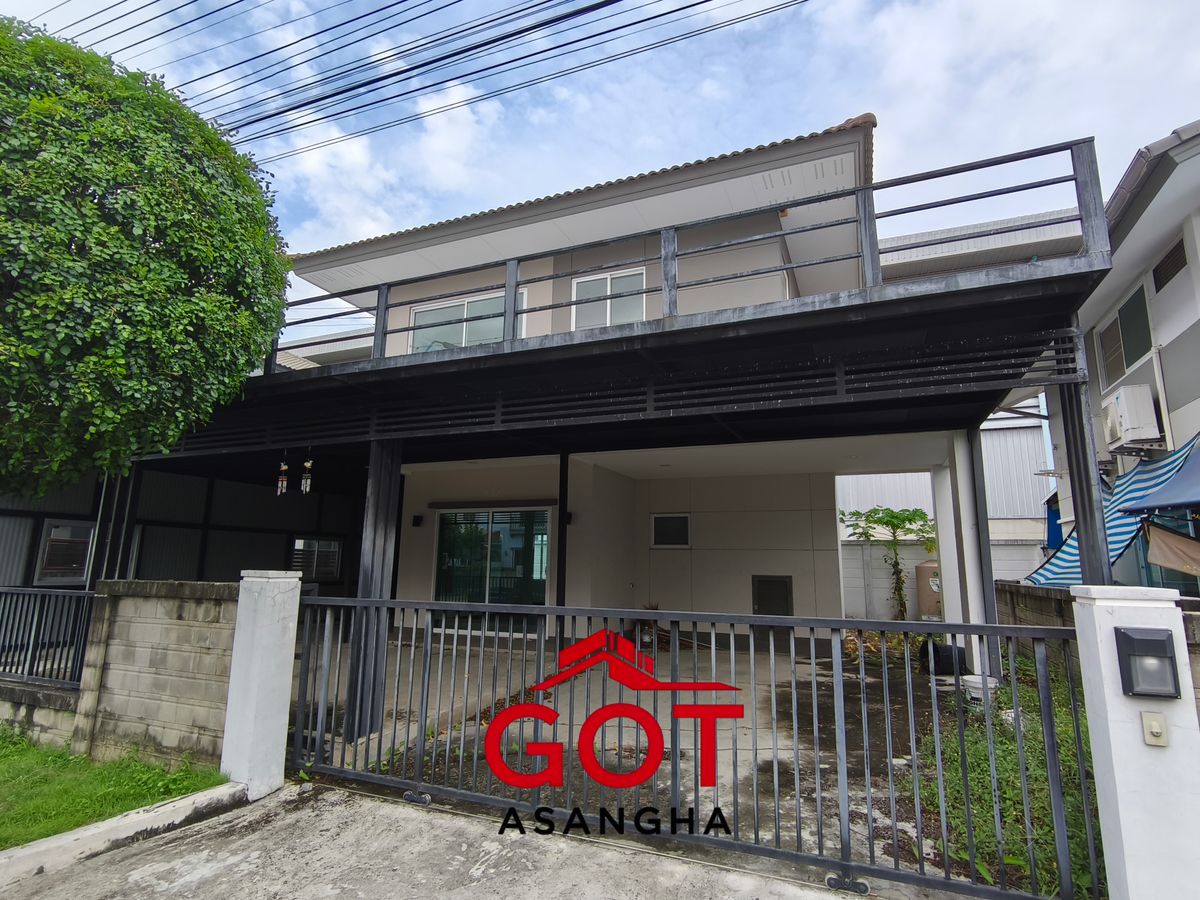 For SaleHouseBangna, Bearing, Lasalle : 2 -storey detached house for sale, Kazille Thepharak Project (Maine Road), good price for sale