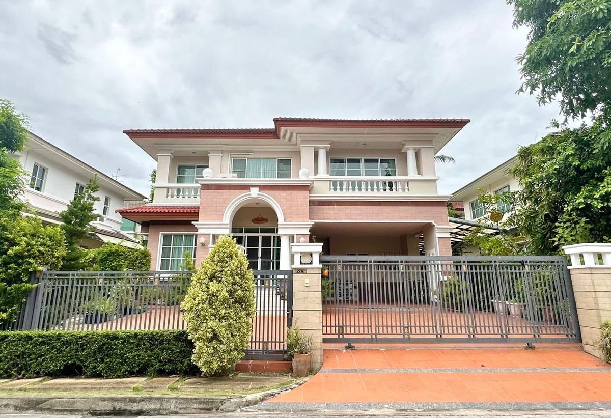 For RentHousePattanakan, Srinakarin : Rent a detached house Nantawan Village, Suan Luang Rama 9, near Suvarnabhumi Airport and Airport Link
