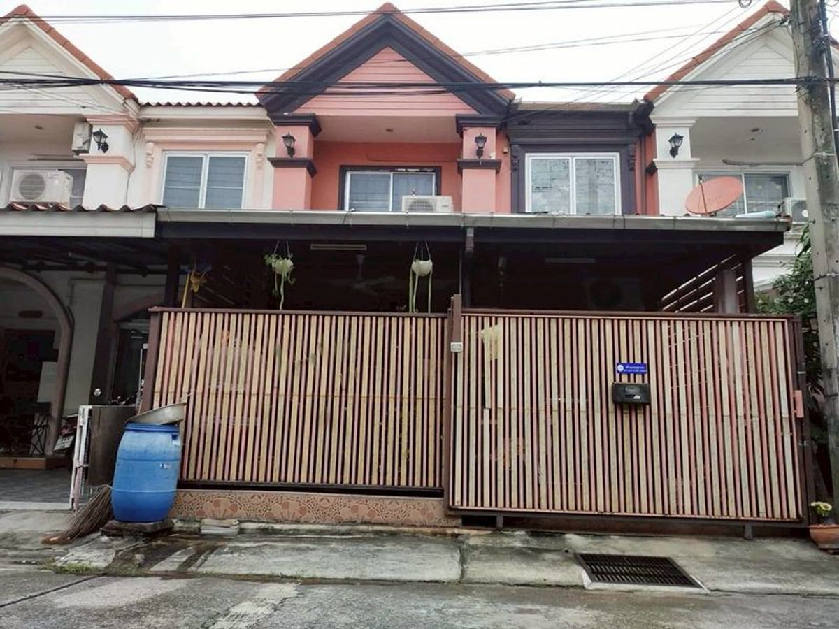 For SaleTownhomeLadkrabang, Suwannaphum Airport : 2 -storey townhouse for sale, Eternal Ville, Sukhumvit, area 21 square meters, 4 bedrooms near Suan Luang Rama 9, Nong Bon Subdistrict, Prawet District, Bangkok