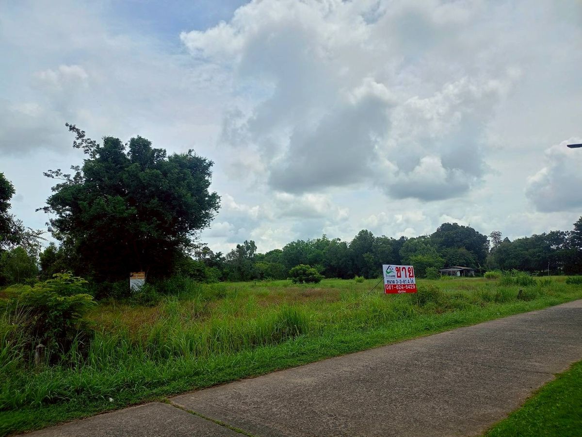 ขายที่ดินอุบลราชธานี : ขายที่ดินเปล่าแปลงสวย ขนาด 3-3-81.4 ไร่ (แบ่งขายได้) ในตำบลขี้เหล็ก อ.เมืองอุบลฯ พร้อมพัฒนาได้ทุกอย่าง (N.1843)