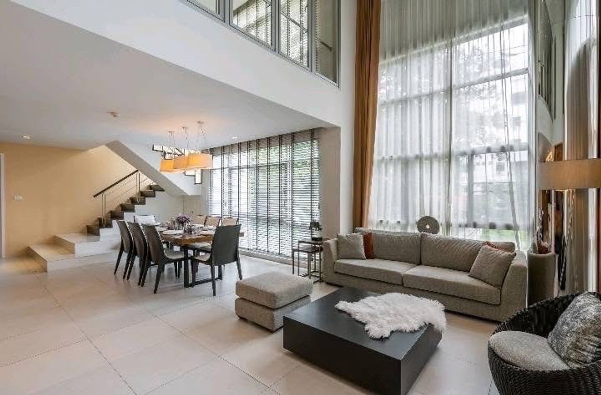 For RentCondoSukhumvit, Asoke, Thonglor : Duplex Three Bedroom Condo for Rent - In Thonglor