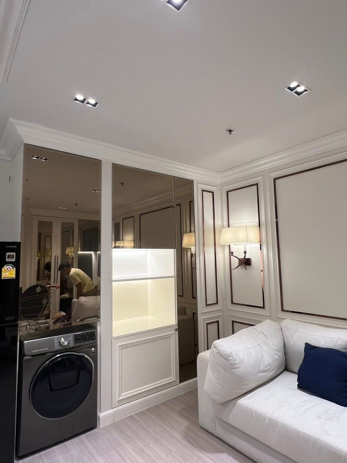 For RentCondoBang kae, Phetkasem :  ★ The Parkland Phetkasem 56 ★ 62 sq m., 11th floor (2 bedrooms, 2 bathrooms), ★ next to MRT Phasi Charoen ★ near Seacon Bang Khae and Siam University ★ many amenities ★ complete electrical appliances ★