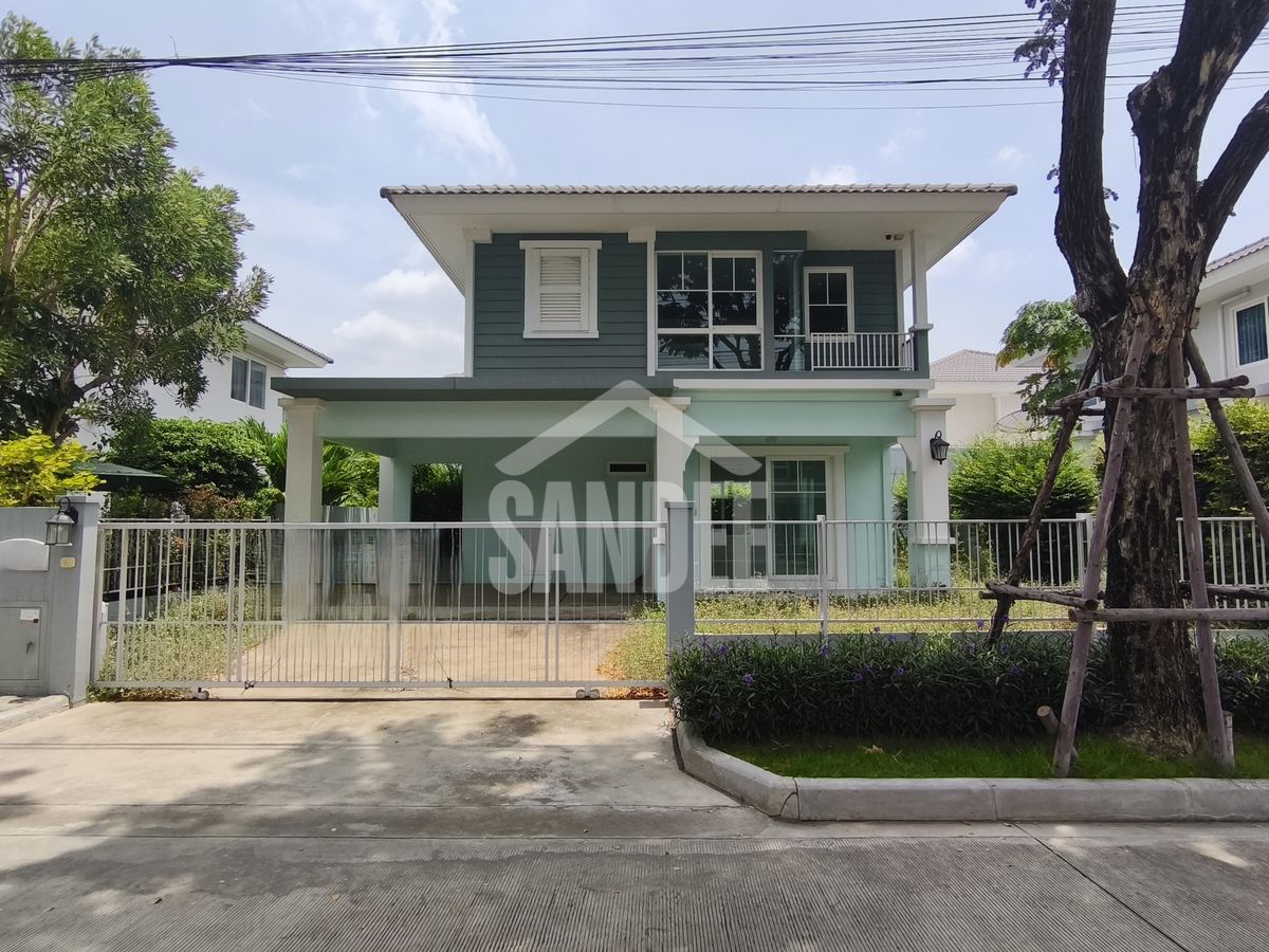 ขายบ้านอยุธยา : ขายบ้านเดี่ยว 2 ชั้น โครงการ  วิลาจจิโอ เกาะเรียน จ.อยุธยา (ถนนเมน)