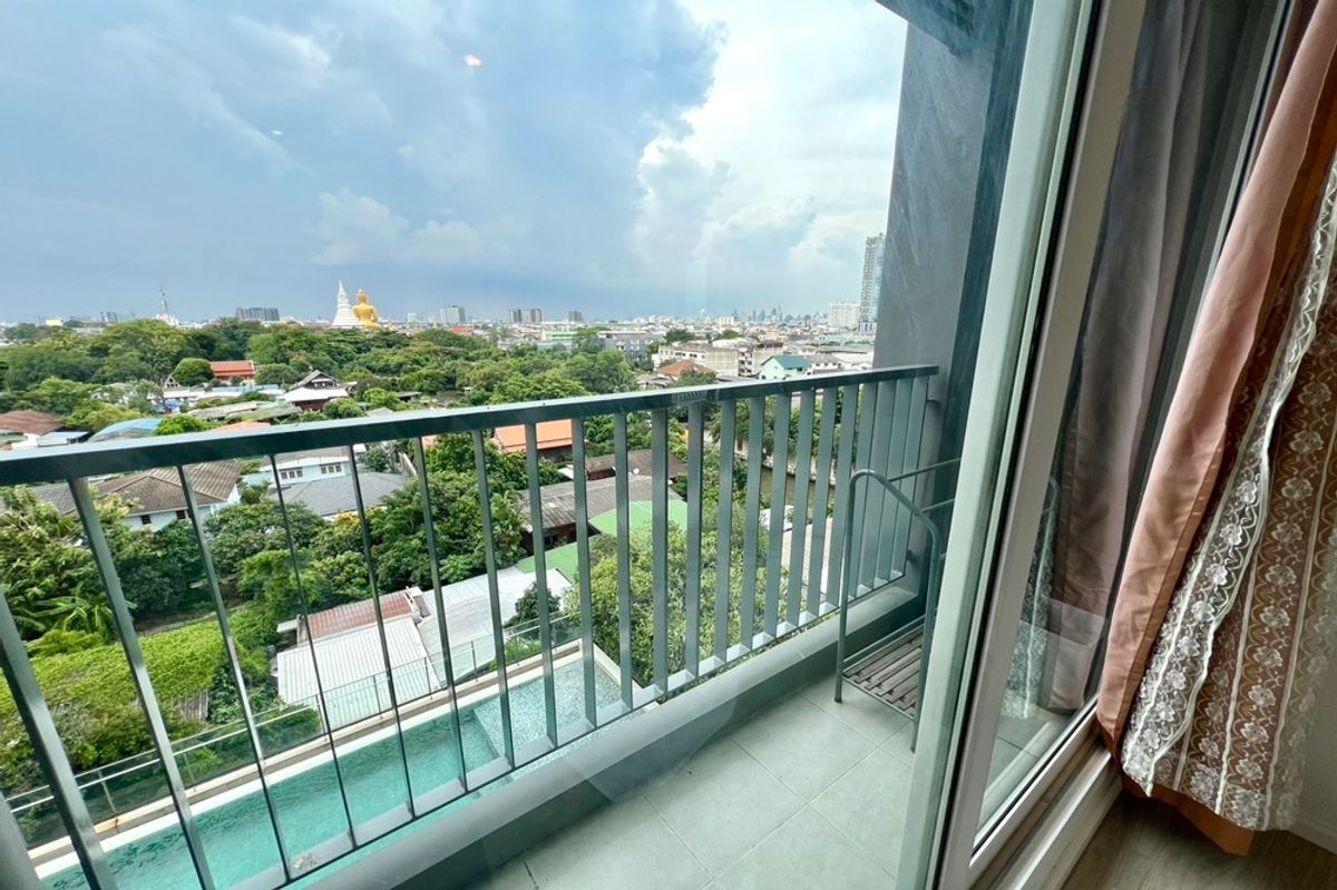 For SaleCondoThaphra, Talat Phlu, Wutthakat : 🔥 For Sale, Pool View, corner room!!🔥 Code C20250800068..........The Key Wutthakat, 2 bedroom, 2 bathroom, furnished, Special Deal!!📣📣