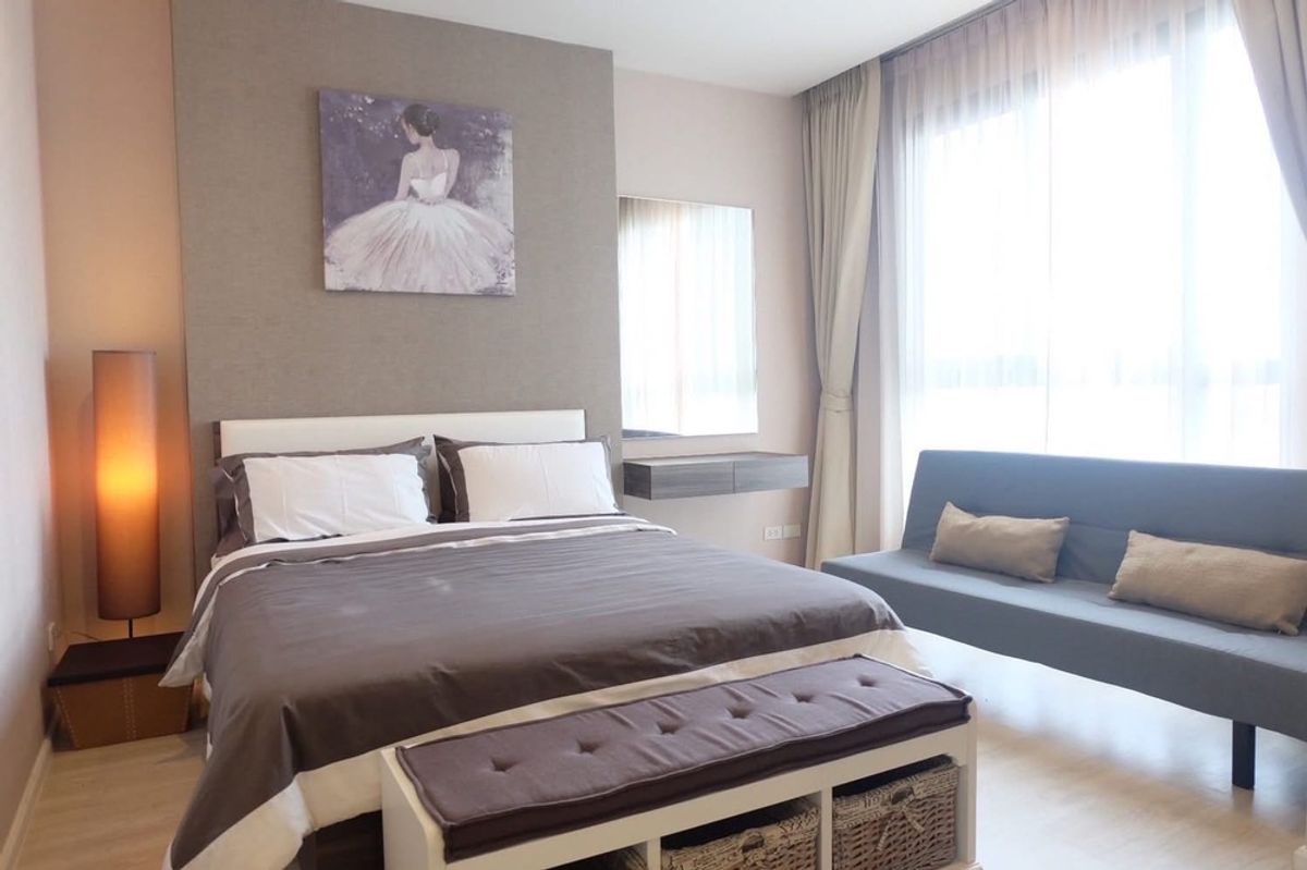 For SaleCondoRatchadapisek, Huaikwang, Suttisan : 🔥 For Sale, High Floor 13++!!🔥 Code C20240201160..........Quinn Ratchada 17, 2 bedroom, 1 bathroom, furnished, Special Deal!!📣📣