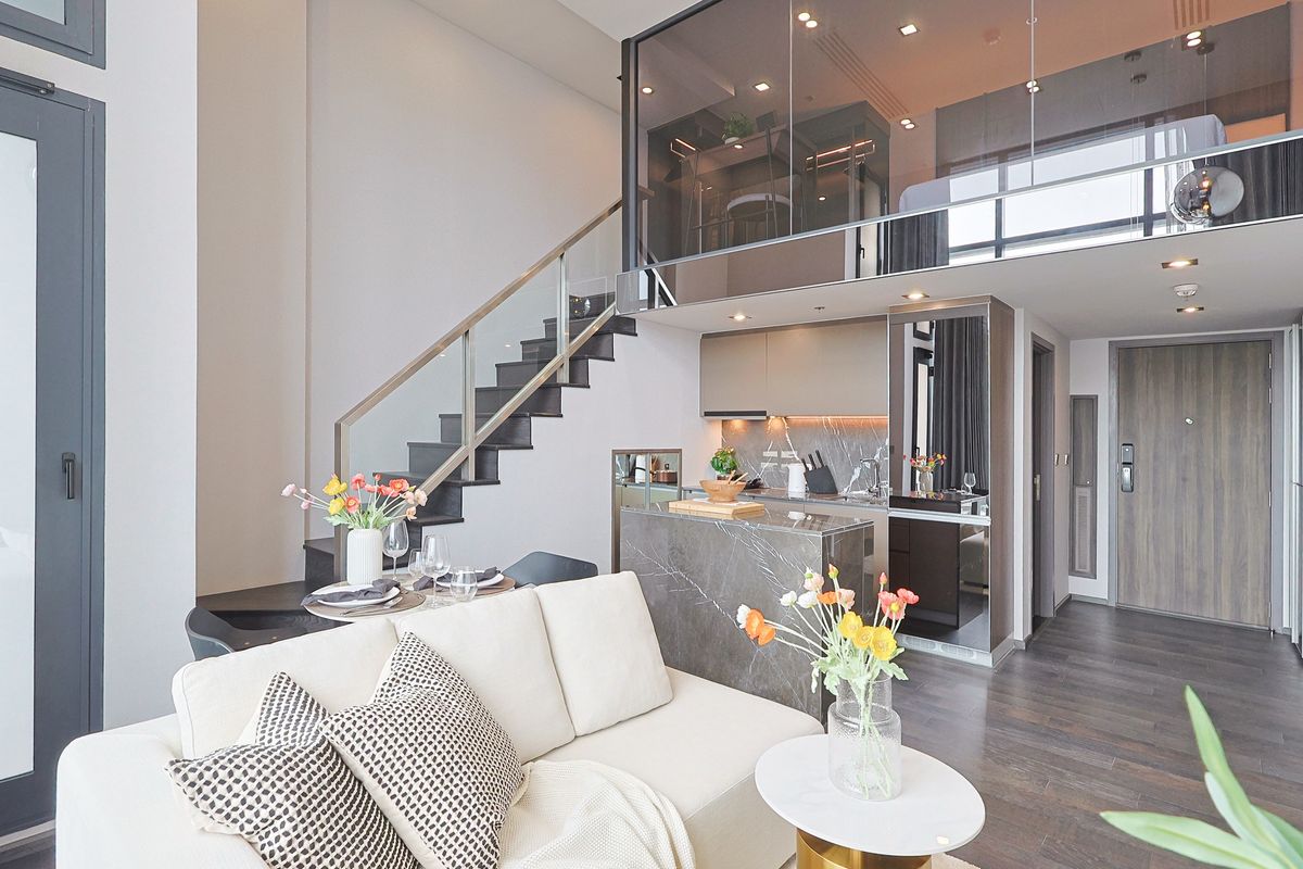 ขายคอนโดราชเทวี พญาไท : 🔥 FOR SALE🔥  Conner Ratchathewi🚝ใกล้ BTS,ราชเทวี (เลี้ยงสัตว์ได้)✨ 1 Bed Loft 9.9MB. BY KOY 082-5536236