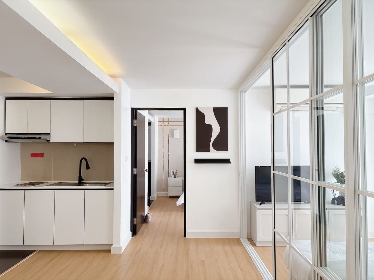 For SaleCondoChokchai 4, Ladprao 71, Ladprao 48, : 🔖 2 bedrooms, 64 square meters, 2.4 million only, complete, ready