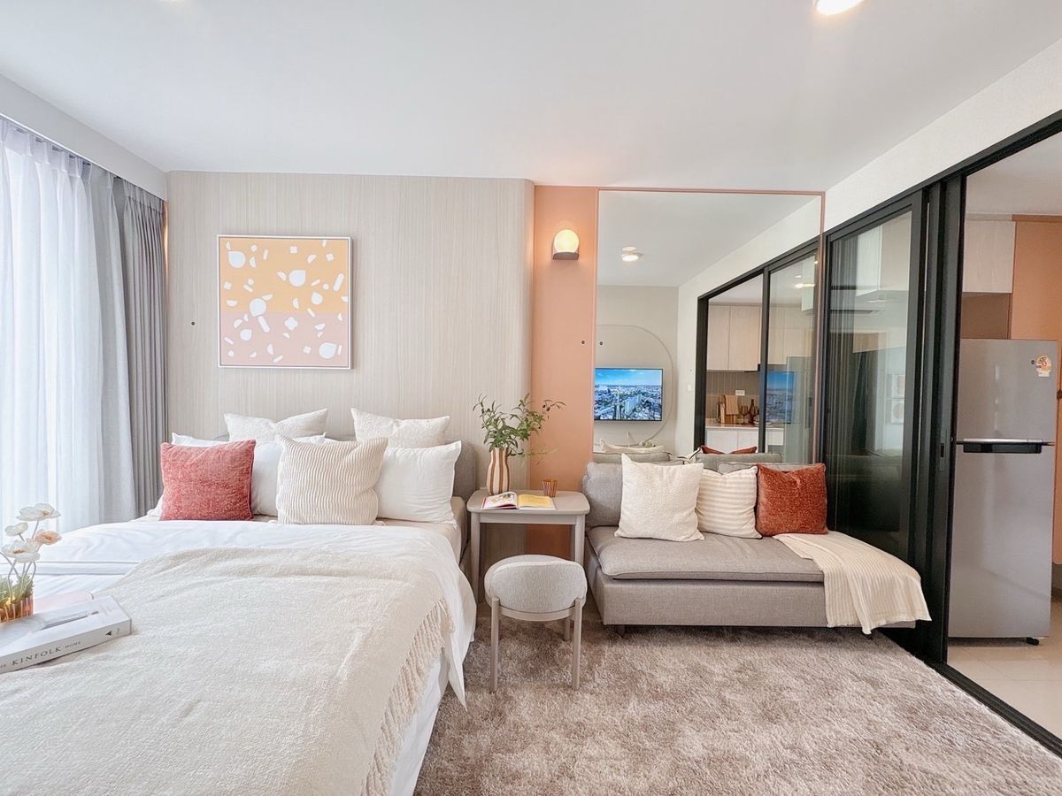 For SaleCondoRatchadapisek, Huaikwang, Suttisan : 🎉 Urgent, beautiful room, new project 🎉Cobe Ladprao-Sutthisan 🎉 Near the train only 600 meters 🎉 Sell only 1.99 million 🎉 Interested in Line: @condopro 🎉*0659174222*🎉