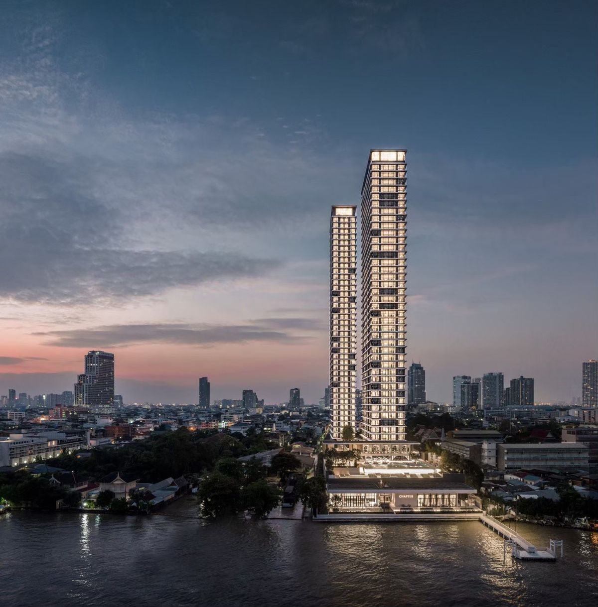 ขายคอนโดวงเวียนใหญ่ เจริญนคร : 📍 For sale: Chapter Charoennakhon - 🛏️ 2 Bedroom / 1 Bathroom 📐 Size: 49.1 sq.m.🏙️ Floor 24, Riverfront location with a Asiatique Fireworks View.