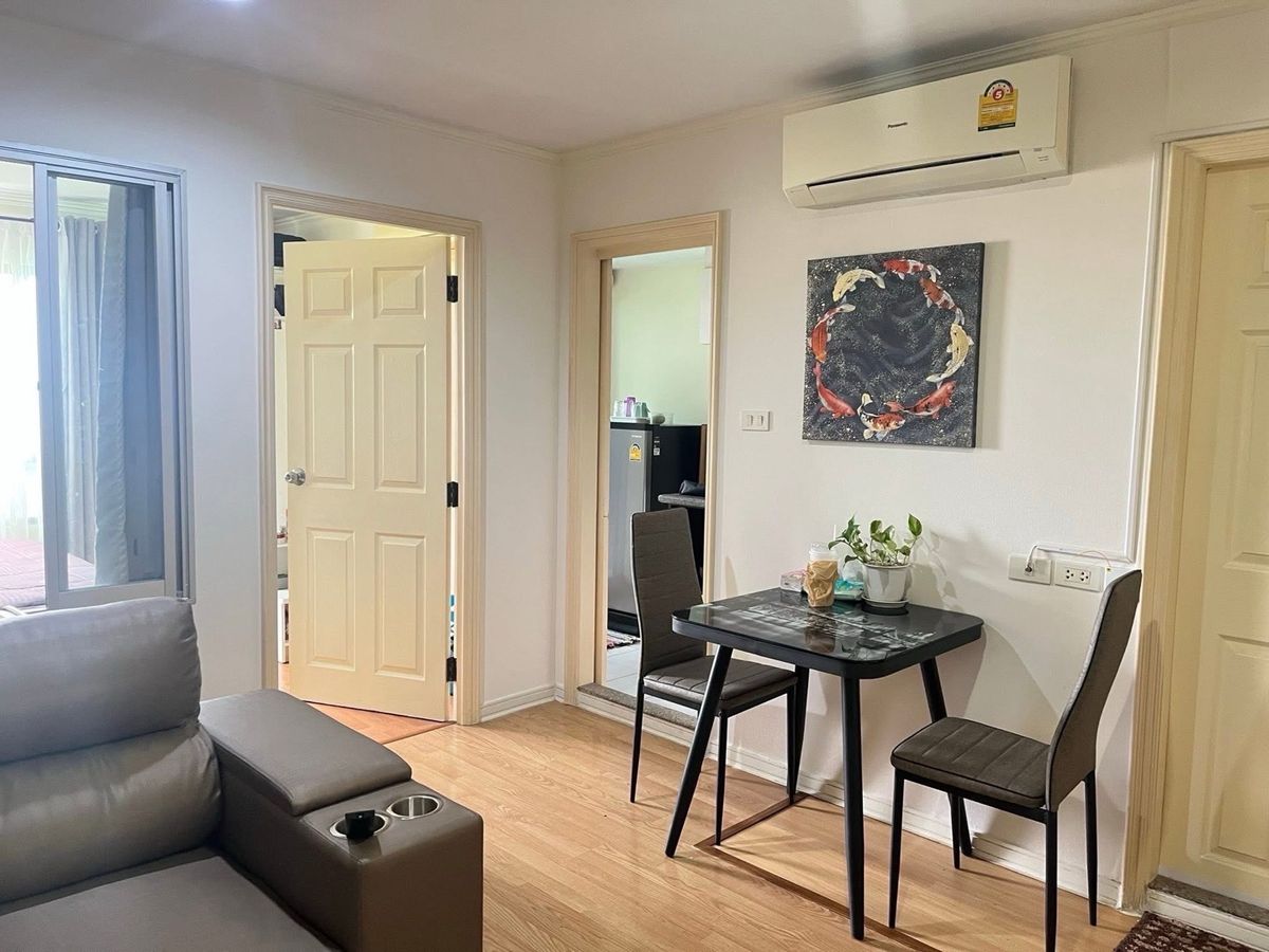For RentCondoOnnut, Udomsuk : Lumpini Ville Sukhumvit 77/1 Building 1 Room 35 sq.mother, complete with electrical appliances Beautiful room, convenient transportation, near BTS. Onnut 11,000/month