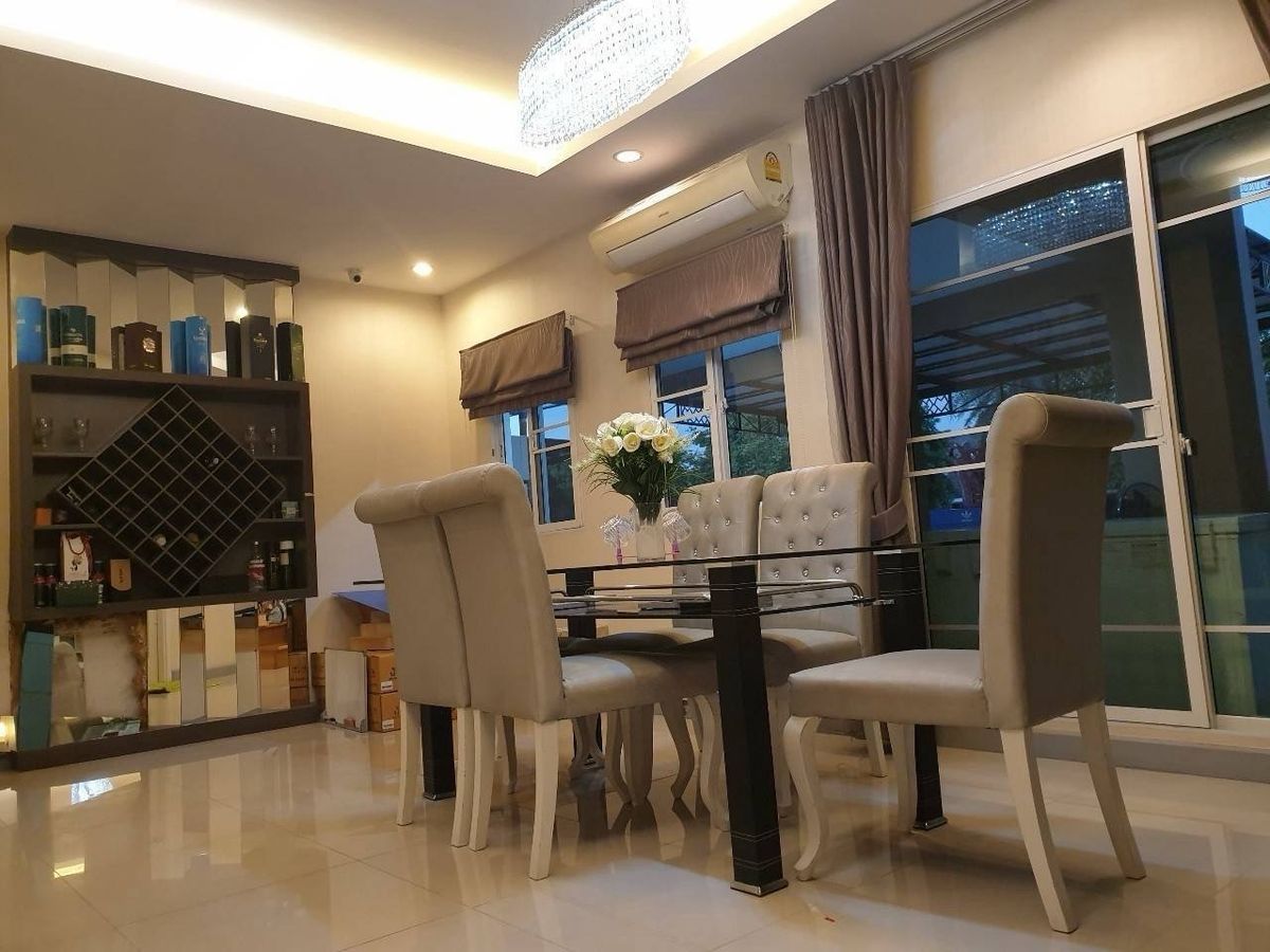 For SaleHousePattanakan, Srinakarin : 2 storey detached house for sale, Passorn Place, Phatthanakan 38 (complete furniture decoration)