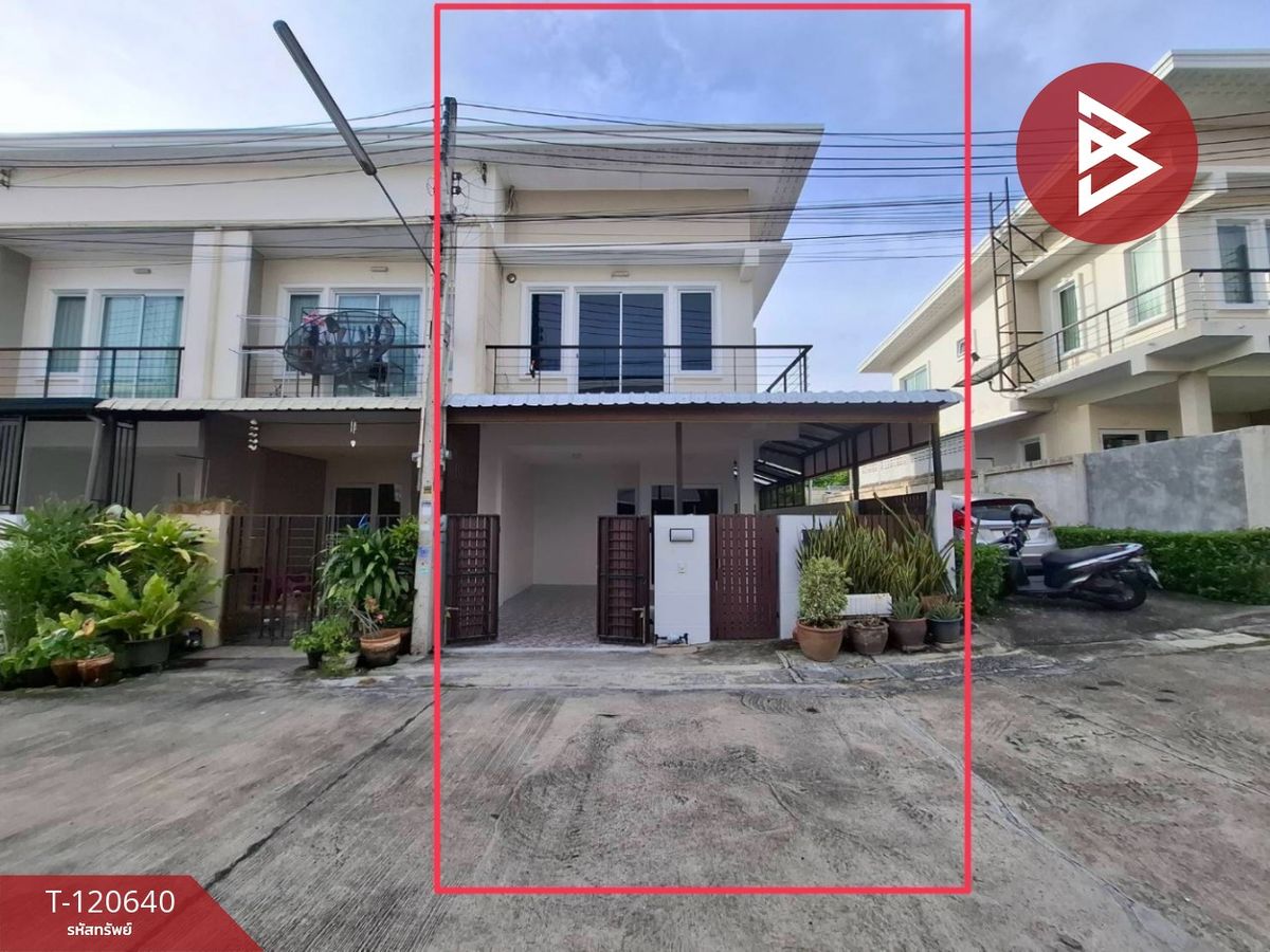 For SaleTownhomePattaya, Bangsaen, Chonburi : Townhouse for sale Sansuk Town2 Village, Bang Lamung Chon Buri