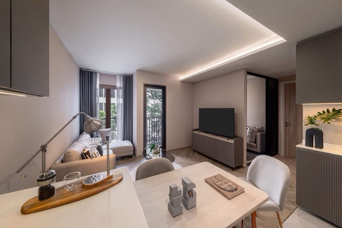 For SaleCondoSukhumvit, Asoke, Thonglor : 📍 Special promotion ✅CHAPTER Thonglor size 47 SQ.M 2 BED 1 Bath only 5.04 MB only !! Contact 086-795-9997 (Jimmy)